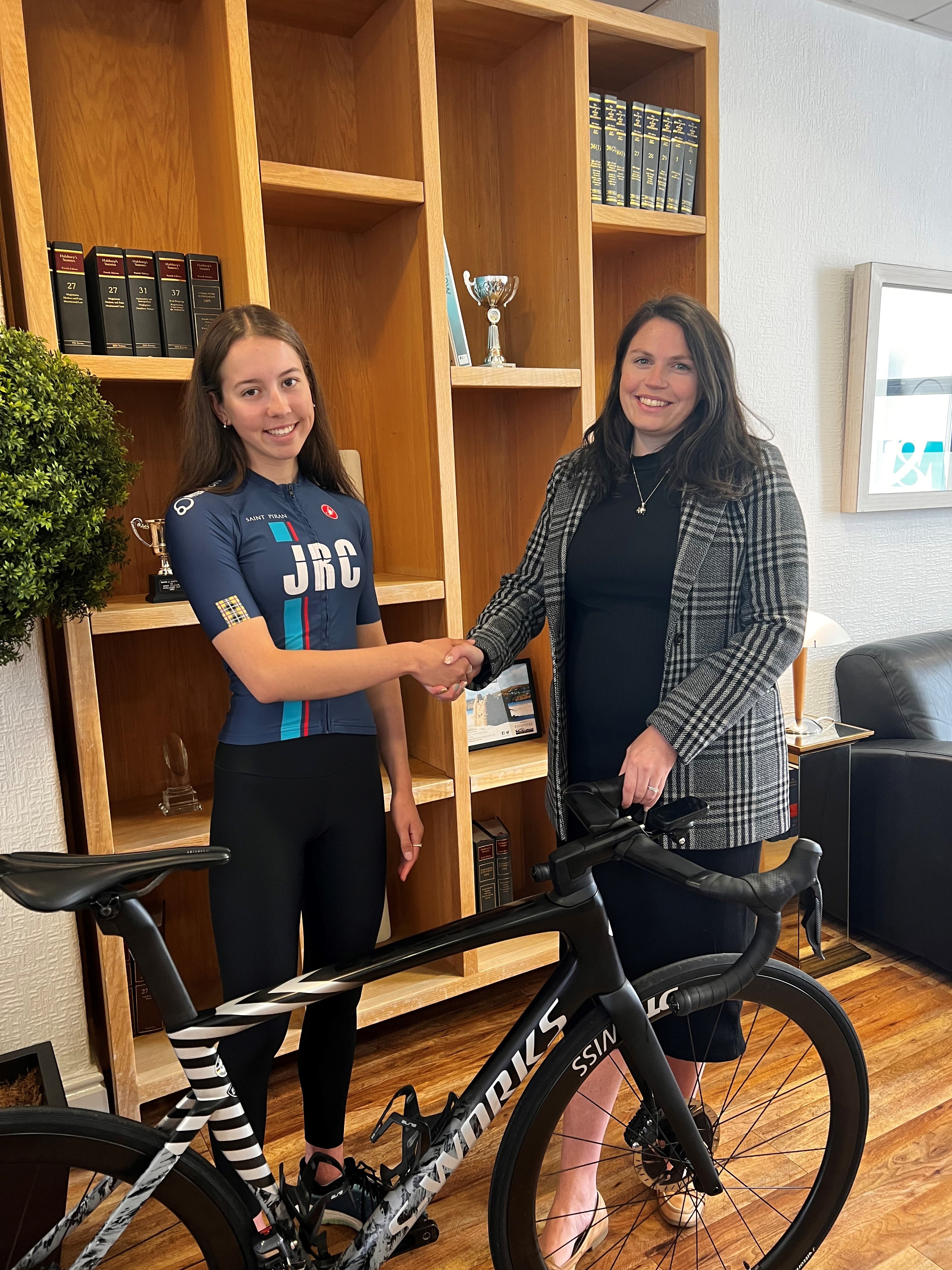 M&P Legal support talented young cyclist