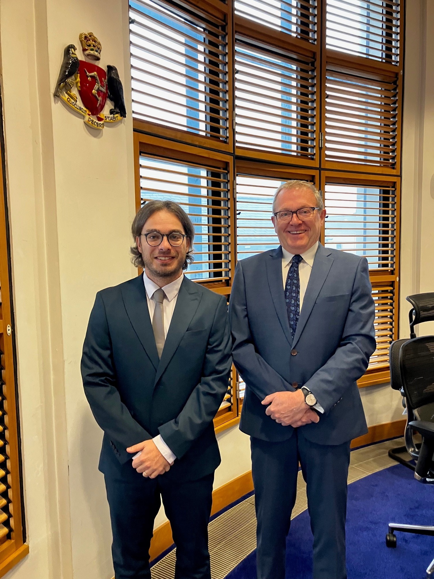 Patrick Swanney commissioned as an Isle of Man Advocate